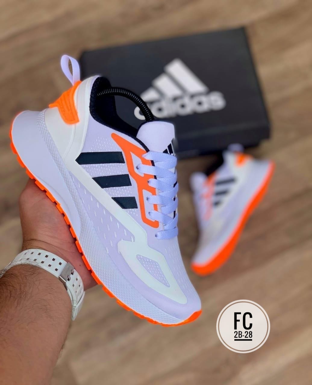 Adidas Blanco/Naranja